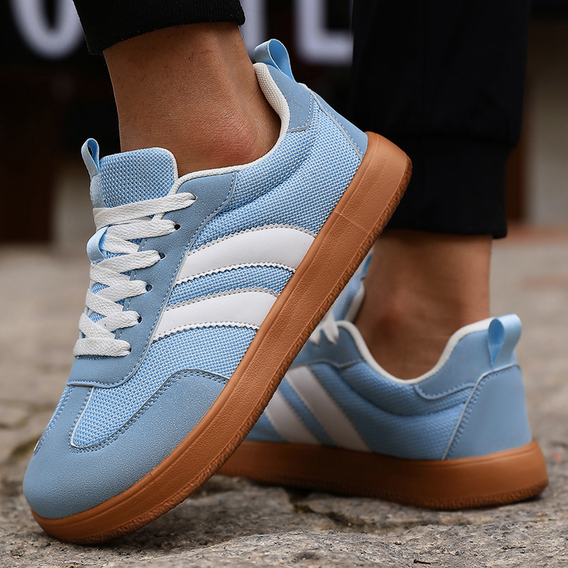 TEMU Women's Plus Size Wide-last Casual Athletic Shoes, Featuring Classic Striped Retro Elements For Versatile Styling. In Multiple Colors And Sizes,