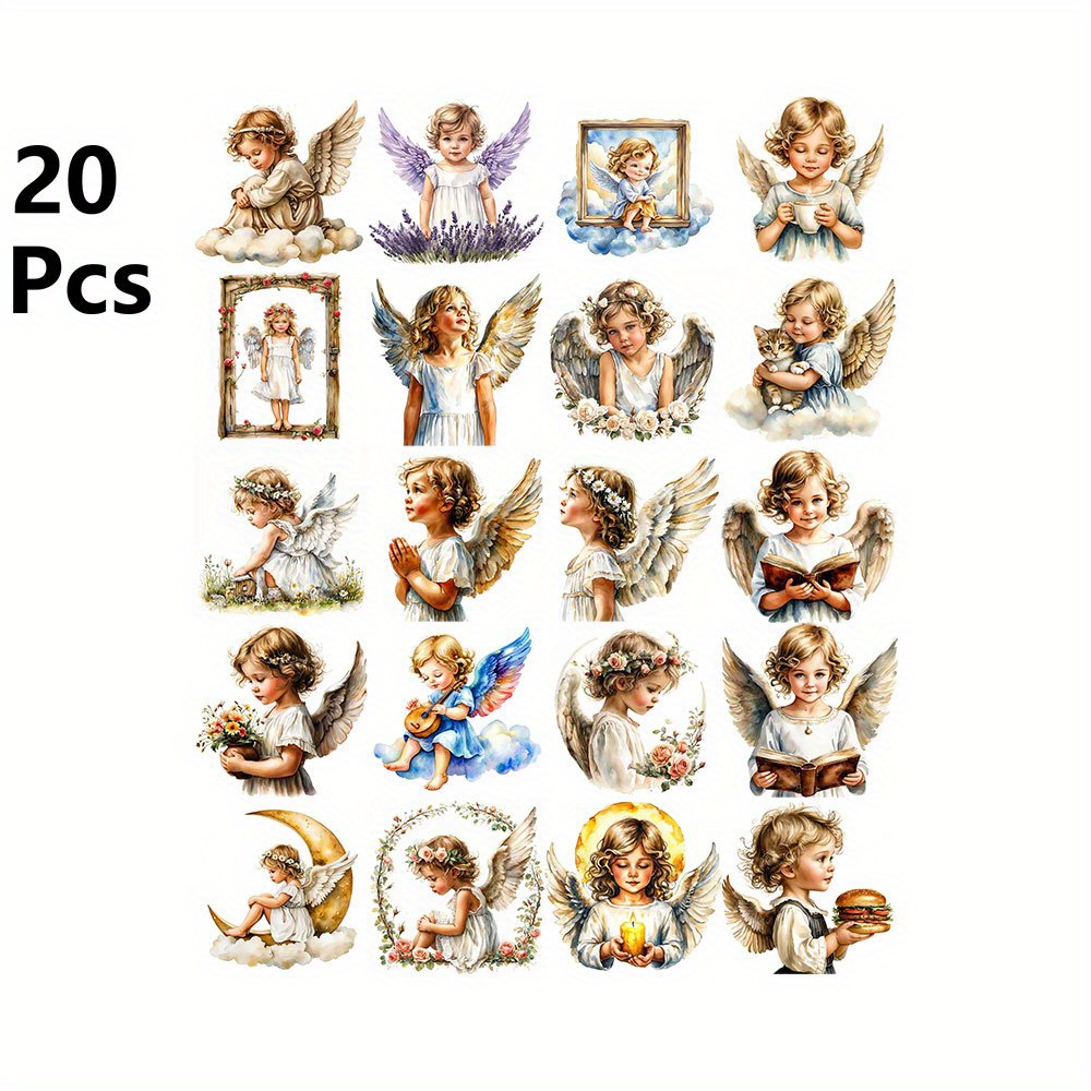 Retro Girl Stickers Pack For Diy Crafts Projects Scrapbooking Luggage Laptop Notebook Journaling Photo Album Decor Stationery Accessories Aesthetic Decoration Decals