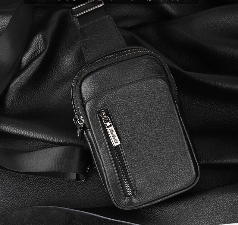 Men's Small Chest Shoulder Phone Bag