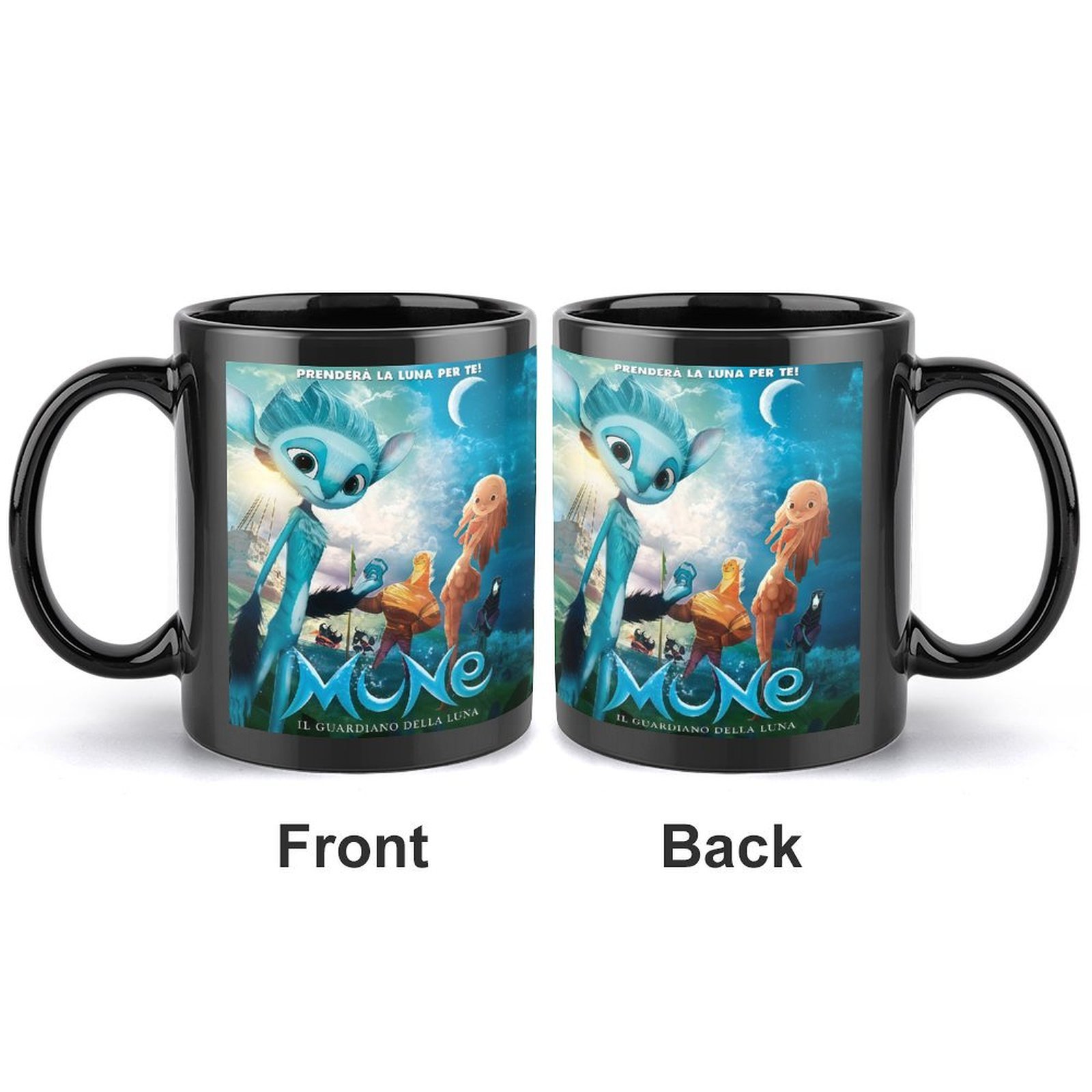 item picture 1pc elegant ceramic coffee mug with moon guardian themed 11oz capacity suitable for   office use hand wash only gift for for hot drinks multi for tea   soup