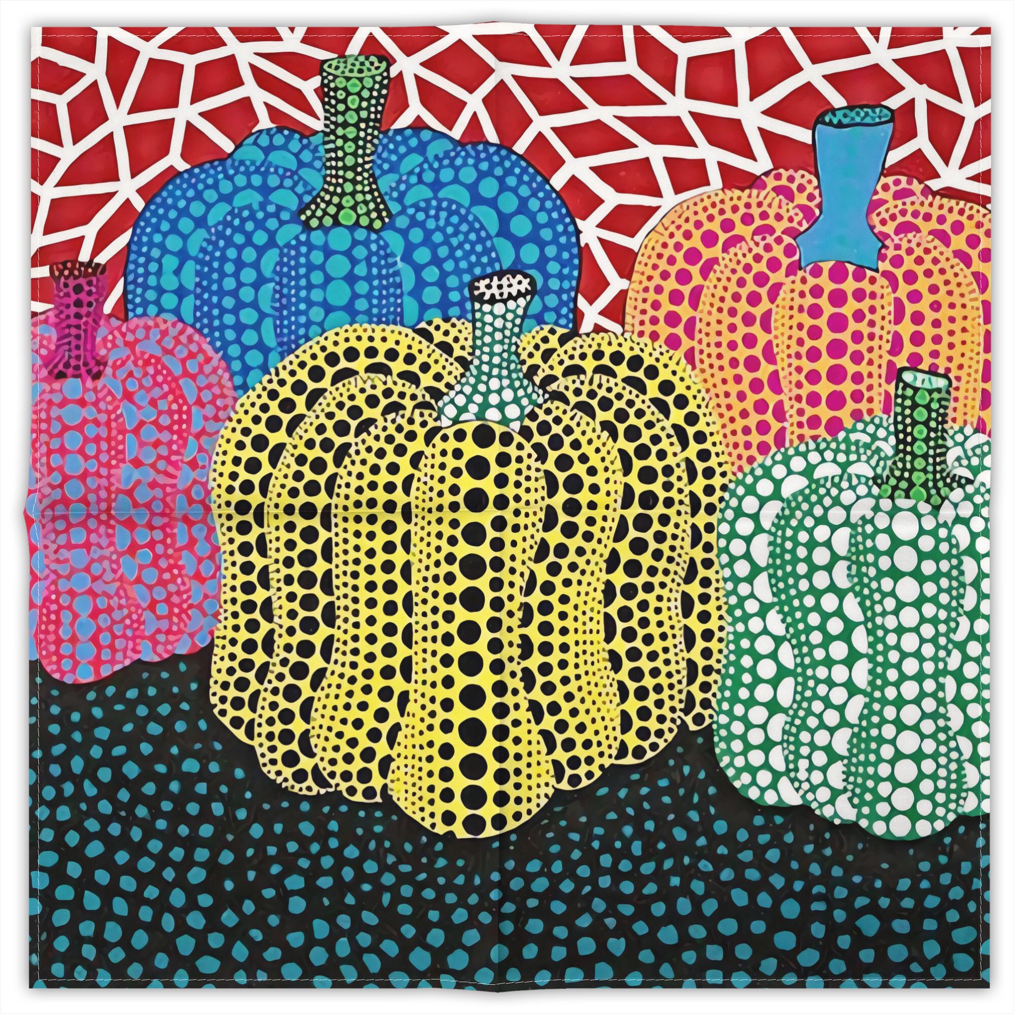TEMU Square Scarf Fashion2d Print Design