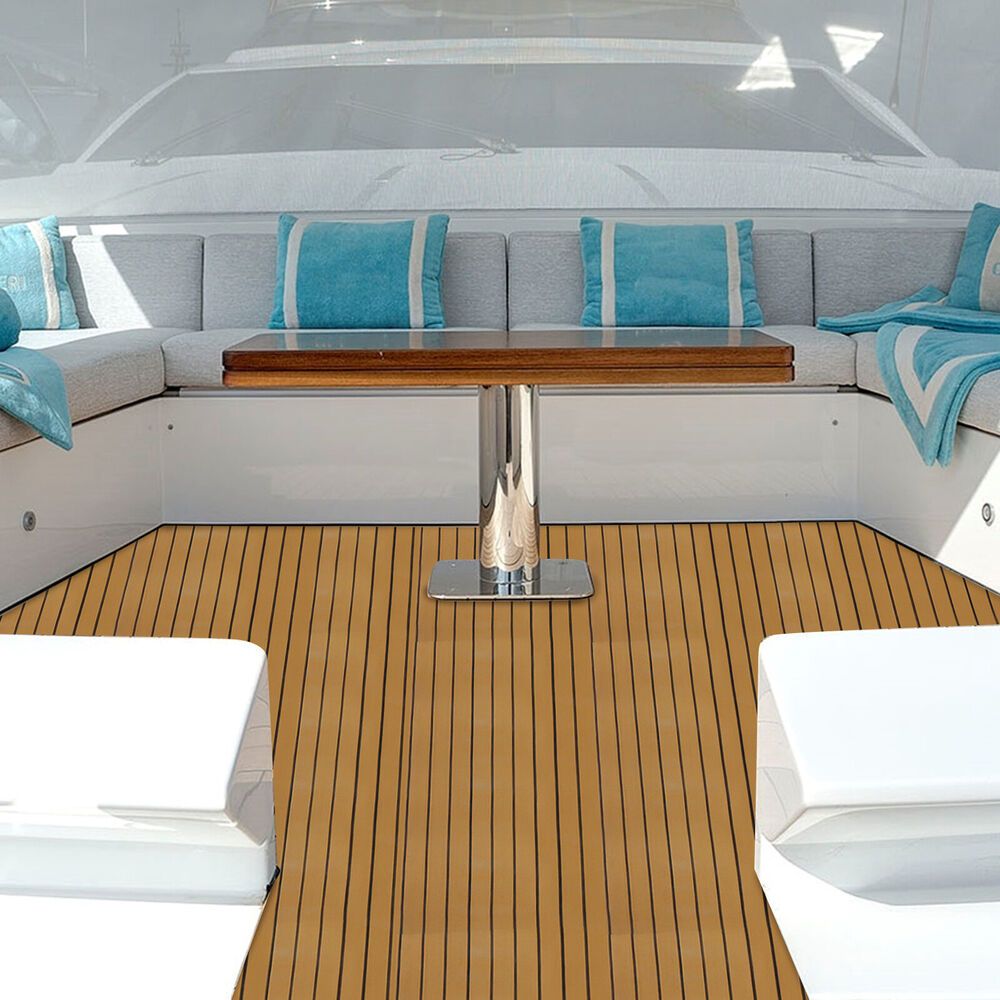 Eva Foam Boat Marine Yacht Boat Deluxe Flooring Mat Faux Teak Decking Sheet Pad