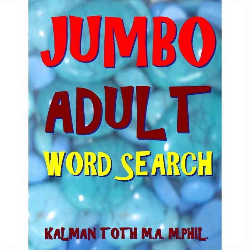 TEMU Jumbo Adult Word Search Puzzle