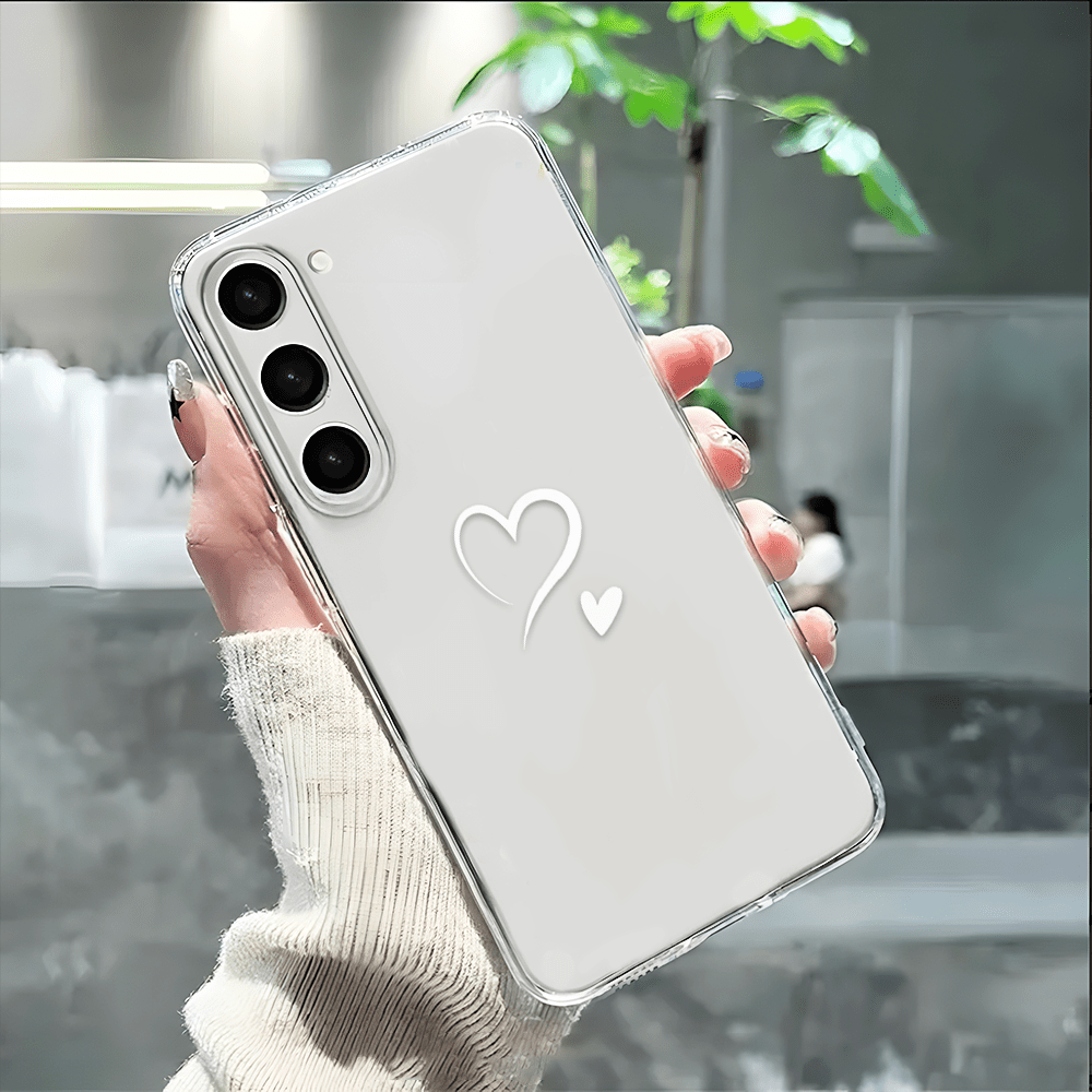 TEMU Чохол для телефону - Прозорий чохол, підходить для Samsung Galaxy S26 Ultra, S26, S26+, A14, A15, A16, A17, A25, A26, A34, A35, A36, A52, A53,
