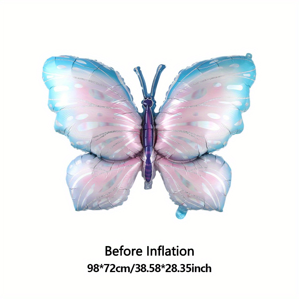 1 Large Light Blue -shaped Foil Balloon, Perfect For Birthday Celebrations, Baptisms, Outdoor Events, And Anniversary Decorations, For Halloween, Christmas