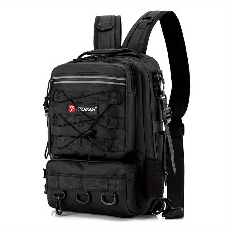 Image of Portable Lure Fishing Tackle Backpack, Main Compartment And Multiple Hanging Loops, Practical Gear Pack For Fishing Activities And Outdoor Trips
