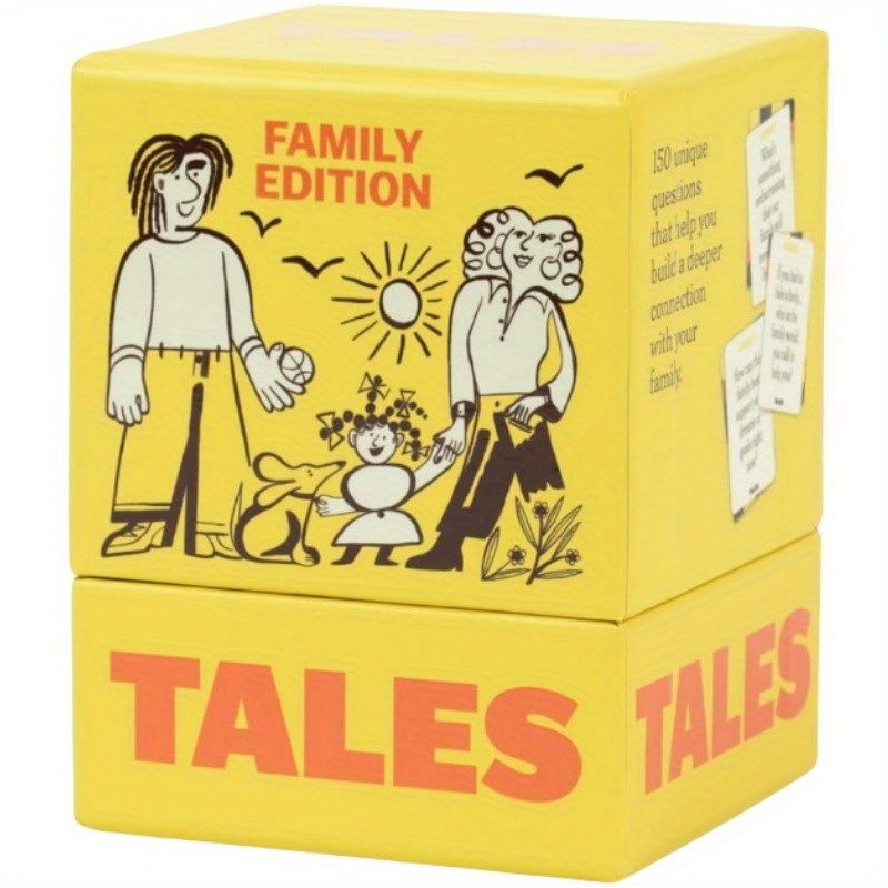 TEMU 150 Conversation Starter Cards Family Edition For Family Gathering Party Travel