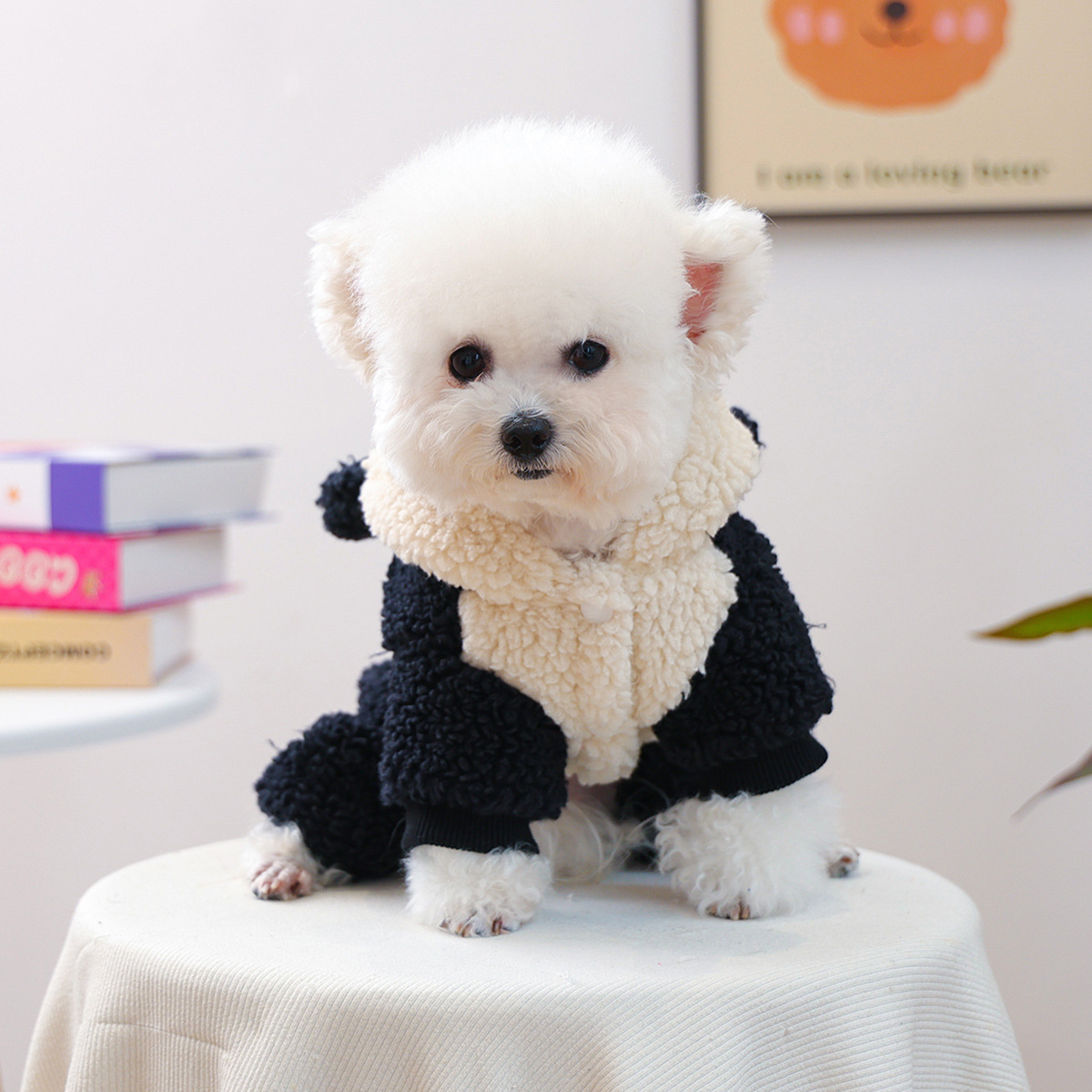 Adorable Panda Dog Costume for Small & Medium Dogs