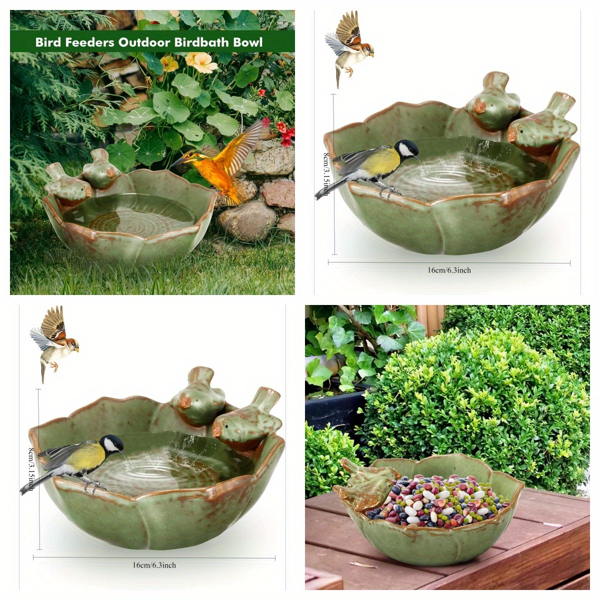 ceramic decorative sold on Temu United States