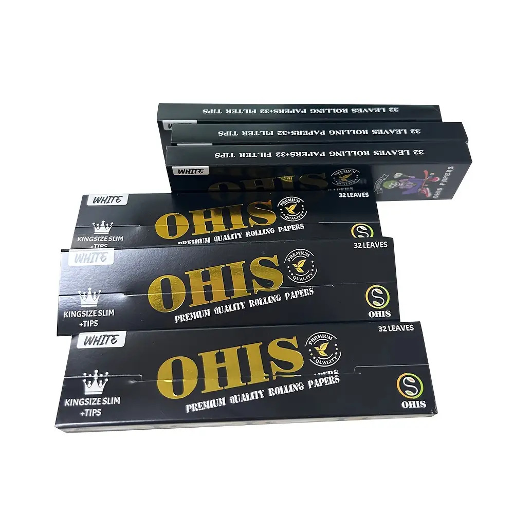 OHIS Black Rolling Papers Kingsize 108*44mm
