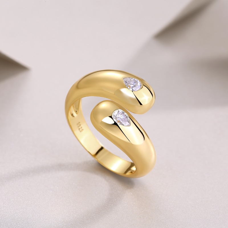 S925 Sterling Silver Moissanite Engagement Ring for Women