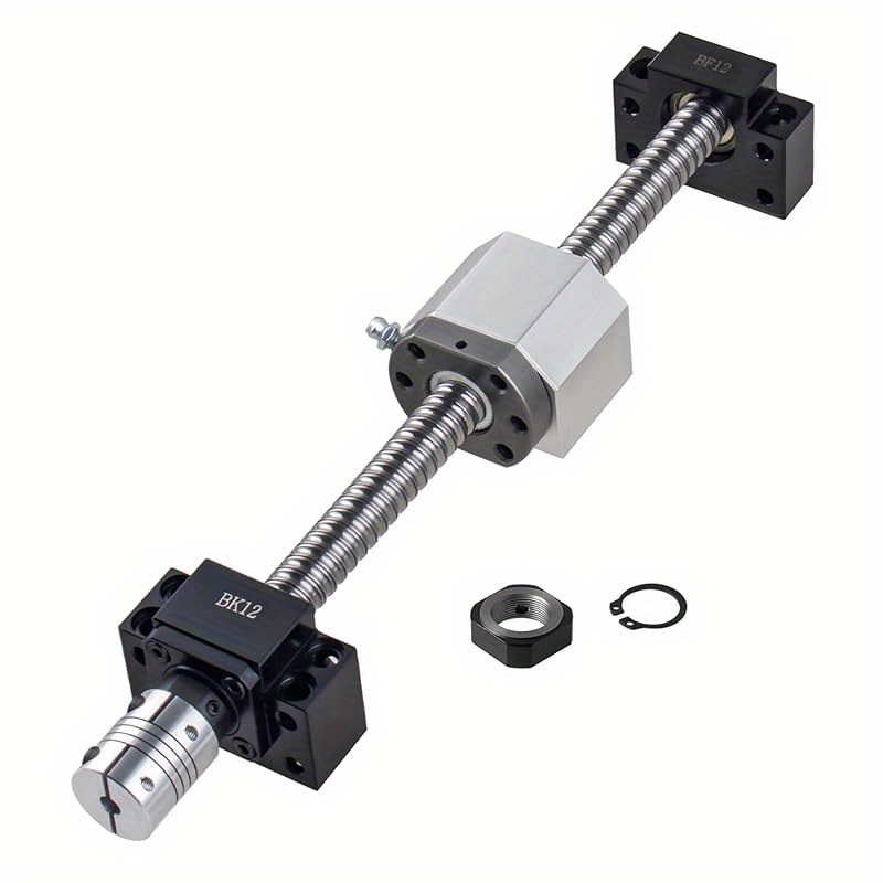 Ball Screw Sfu1605-1000 Mm Threaded Spindle Stainless Steel Linear Guide With Bk12/ Support, Dsg16h Nut Housing+ Ball Nut+ Coupling For Engraving Machine