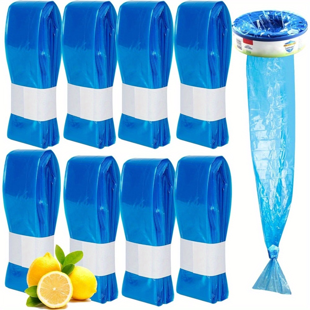 8pcs purple diaper pail   lemon scented fits     and   pails cartridge not included durable plastic secure zipper closure ideal for   storage diapersaver stylish storage durable plastic