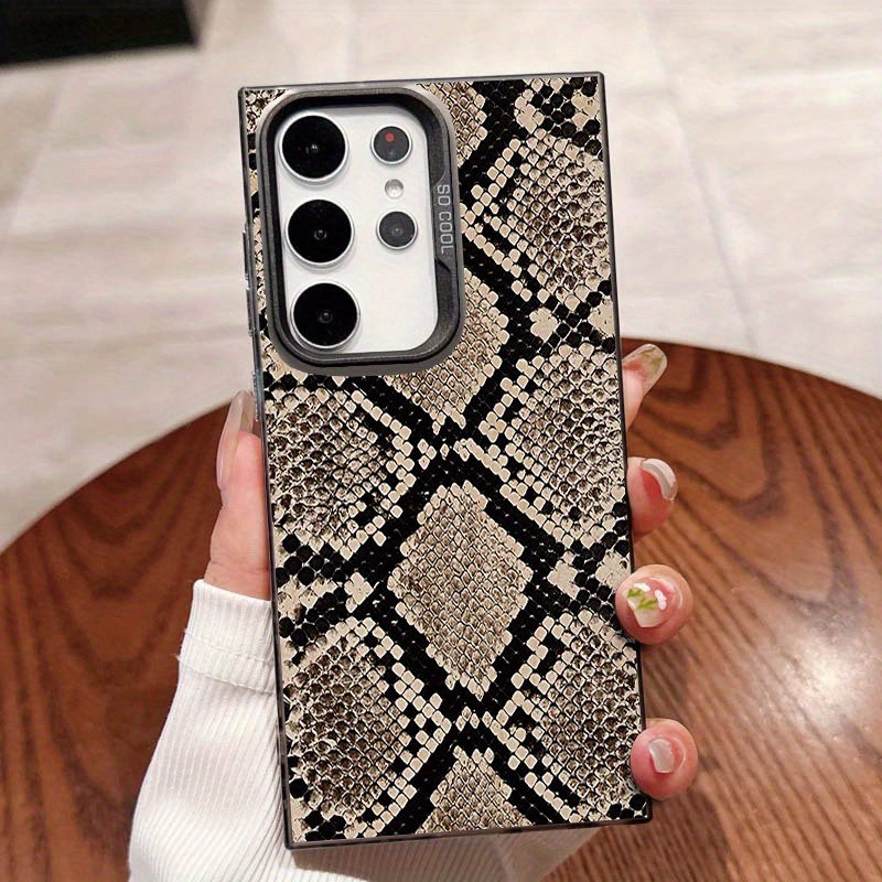 TEMU Phone Case - Snake Suitable For Galaxy S25ultra, S24plus, S23fe, S21pro, S22, S20+, A03s, A05s, A14, A31, A53, A34, A10, A04e, M04, A33, A35,