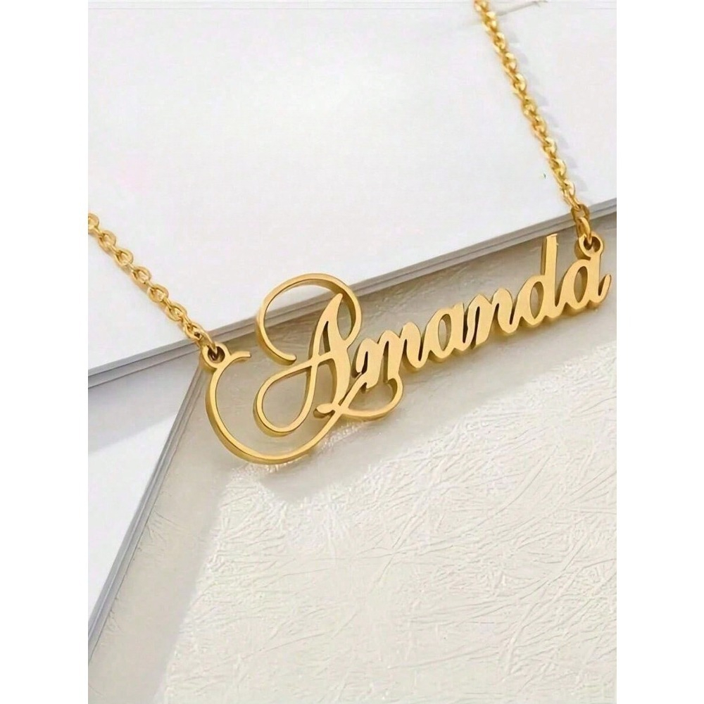 Personalized Stainless Steel Necklace — Customized Gift