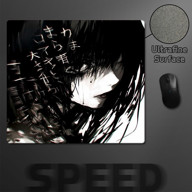 TEMU Mouse Pad Premium Locking Edge Mouse Matte 45x40cm Ultra Desk Matte Xxl Mouse Pad Keyboard Pads Gaming Setup Additions Mouse Pad