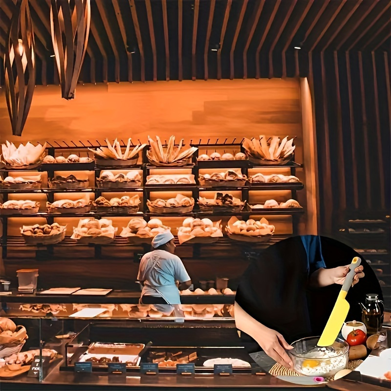 extra large silicone spatula heat resistant non stick and   tool for cooking baking mixing and   multipurpose use   ergonomic handle flexible baking tool icing decorating spatulas Product details 3