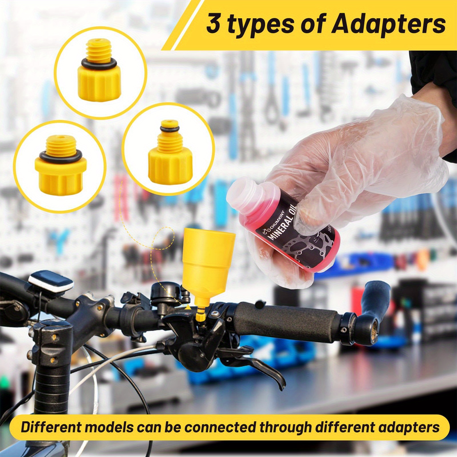 kit pompa freni bici 9/11 pezzi materiale abs Temu Italy