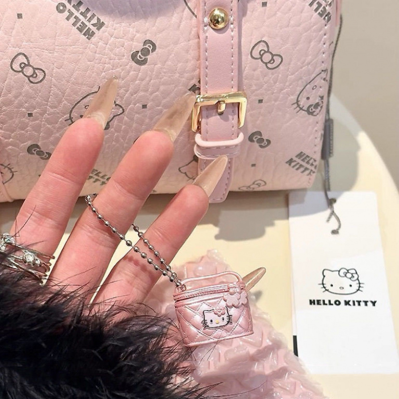E-shop Kreative Kitty Katze Tasche Handyhülle Anhänger Tasche Hänge Zubehör Dekoration Kopfhörer Abdeckung Anti-Verlust Kleiner Anhänger Niedlich