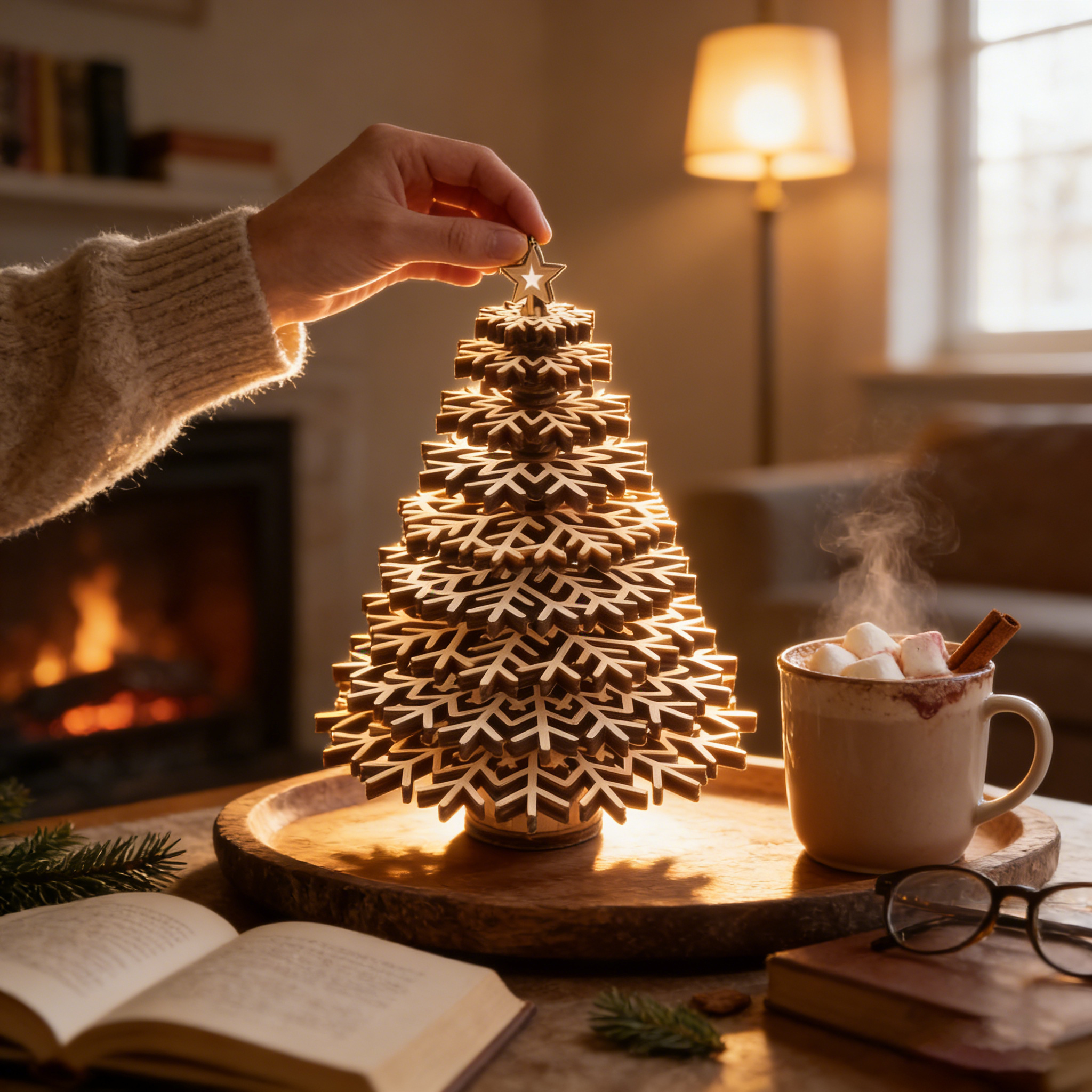 E-shop Eine Mini Statue aus Holz für Ihr Zuhause: Die perfekte Deko für Schreibtisch, Bücherregal, Schlafzimmer oder Wohnzimmer. Eine einzigartige und
