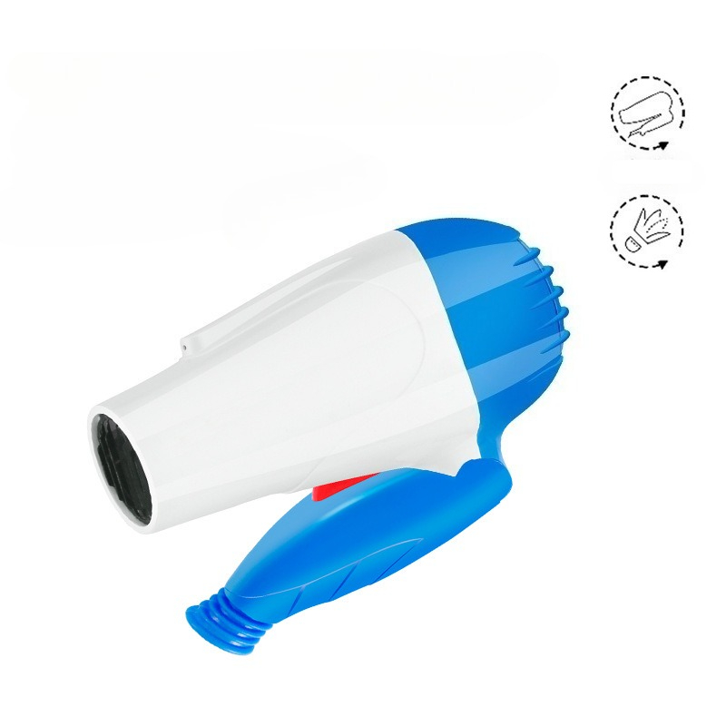 Secador de pelo compacto y plegable de bajo consumo, ideal para viajes. Ofrece aire frío y caliente a una temperatura constante, lo que lo hace perfecto para uso familiar o viajes. Una excelente opción de regalo para ocasiones como Navidad, el Día de la Mujer o el Día de la Madre.
