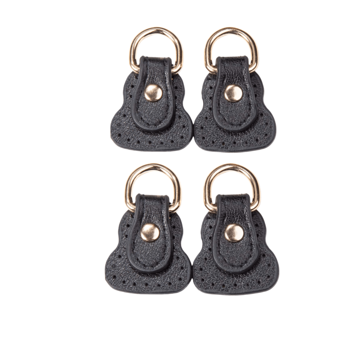 TEMU 4 Stk. PU-Leder-Taschengurtverbinder mit D-Ring, Druckknopf-Aufhängeschließen für Handtaschen-DIY-Basteln