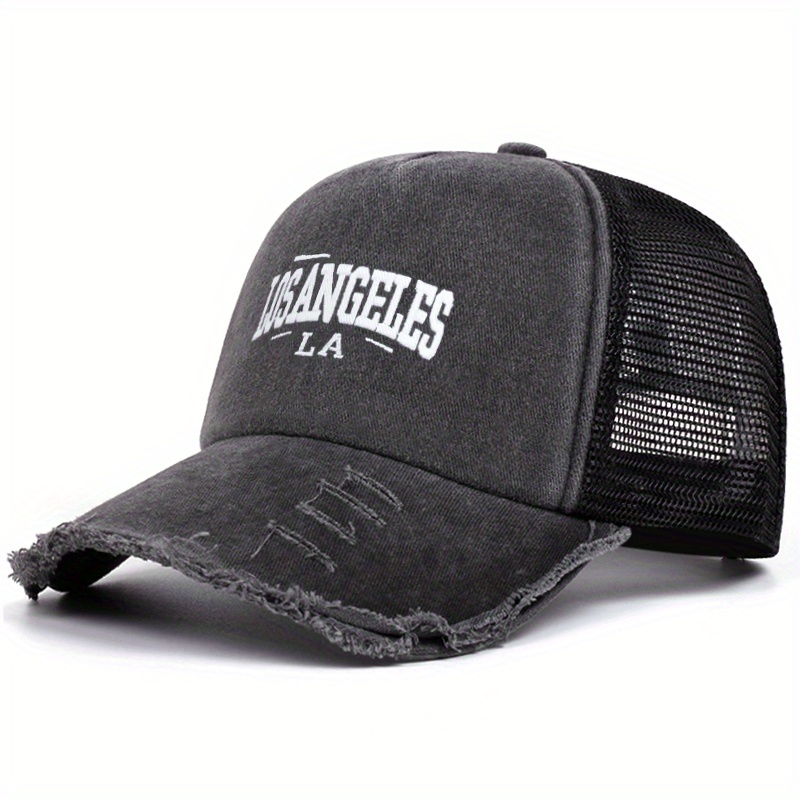TEMU Gorra de Béisbol Estilo Hip-Hop Bordada para Jóvenes, Poliéster, Ideal para Otoño e Invierno, Adecuada para Hombres y Mujeres