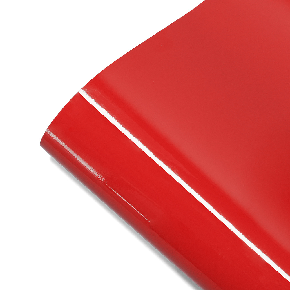 ultra glossy red car vinyl wrap film foil sticker   free vehicle motorbike wrapping roll   diy decal accessories