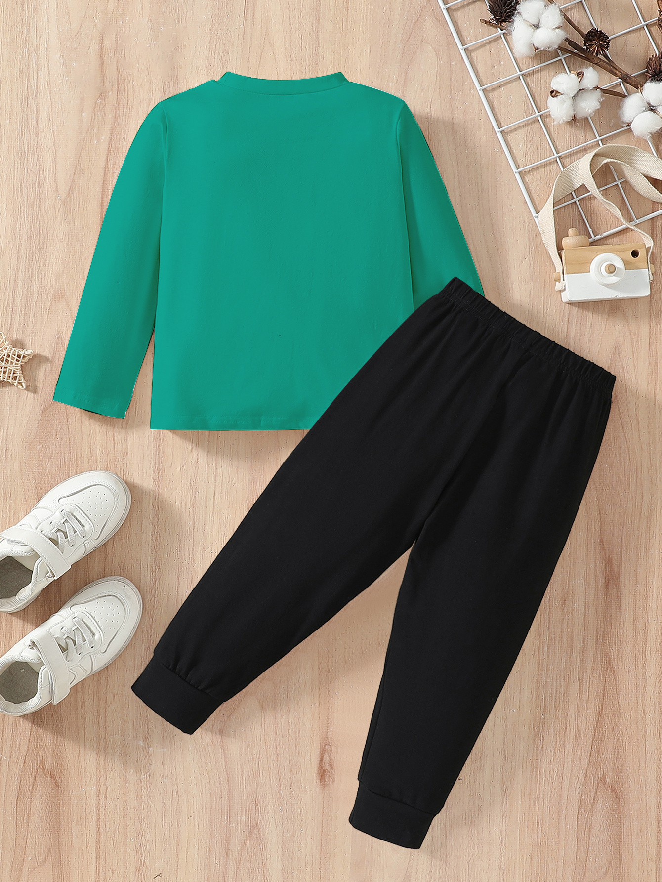 boys' cozy cotton long sleeve outfit ramadan moon stars Temu Kuwait