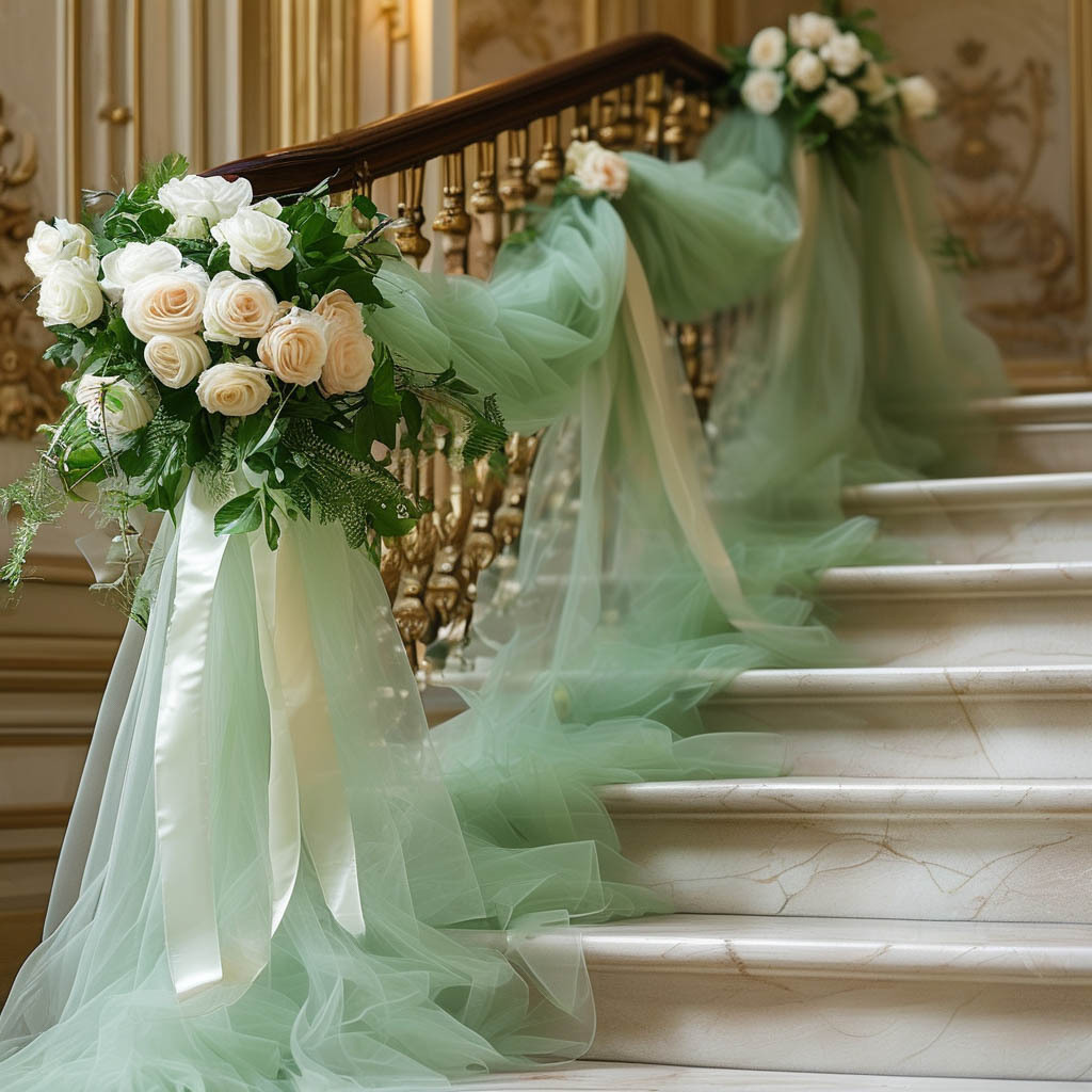 1 wedding sage green tulle easy elegant suitable - Temu Oman