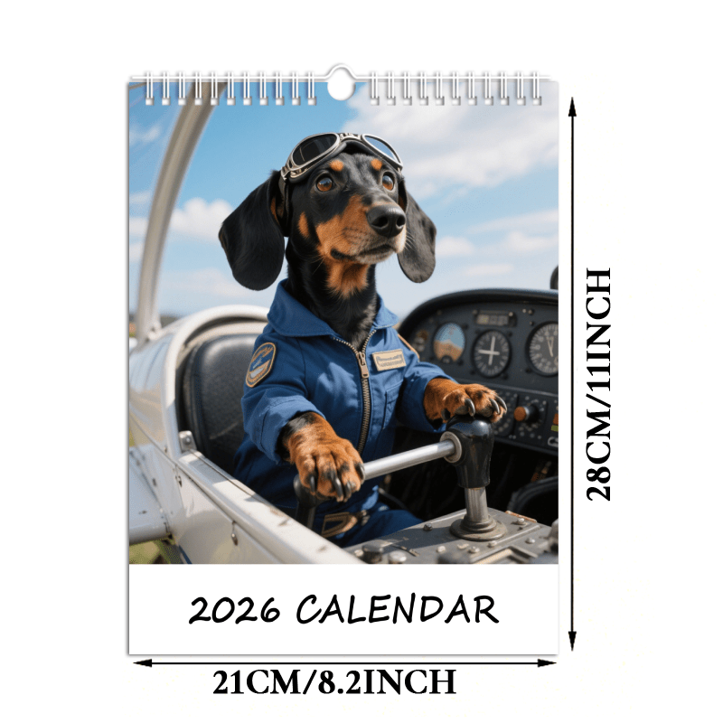 TEMU Calendrier Mural Mensuel 2026 - Idéal pour la Décoration de et du Bureau - Cadeau Tendance pour ou