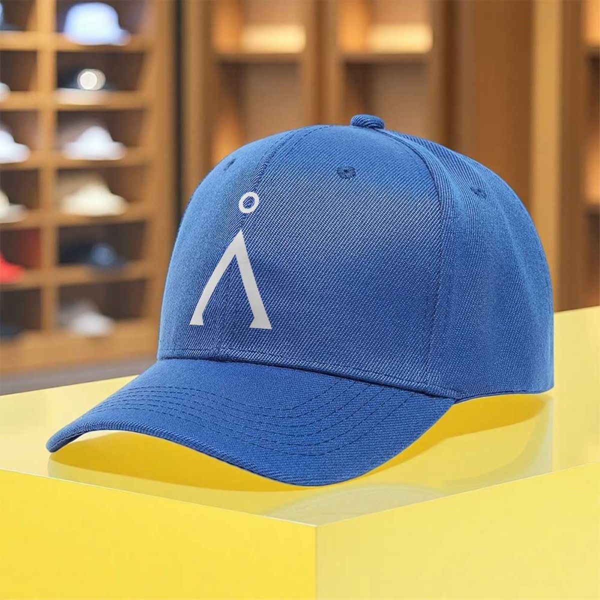 TEMU 1pc Sg1 Logo 2025 Collection Adjustable Snapback Baseball Cap - Lightweight Breathable Black With White Greek Letter (Ï) Emblem, Sporty Retro