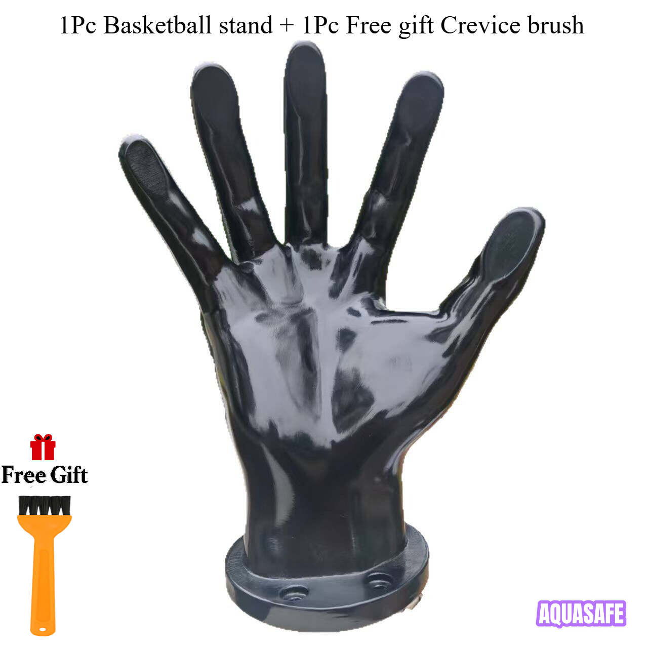 TEMU 1 support de rangement pour ballons de basket et 1 brosse d'entretien offerte, étagère créative de , conçue pour ranger les ballons de , les
