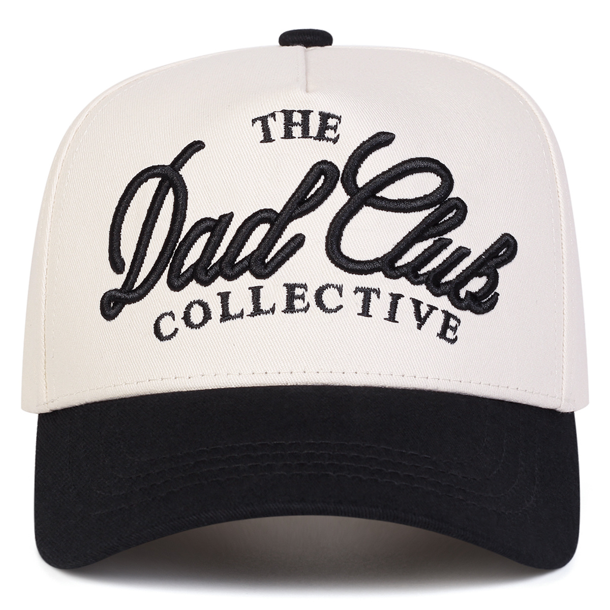 TEMU 1 Men's The Dad Club Embroidered Baseball Cap, Five-panel Outdoor Adjustable Fashion Casual Hat, Suitable For Spring And Autumn , Travel, Beach