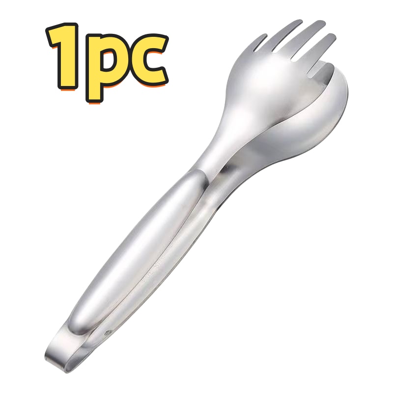 TEMU 1 pince à salade en acier inoxydable / Pince à servir / Pince à pain BBQ / Alimentation / Outil de cuisine / Grill / Pain / Steak / doigts /
