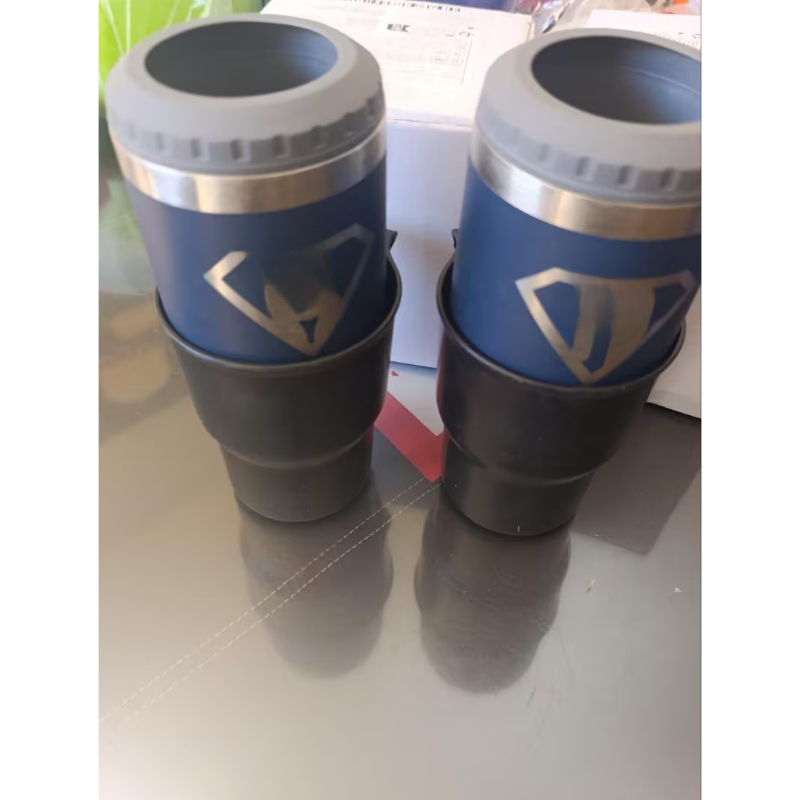 2pcs Adjustable Vent Clip/car Cup Holder Organizer - Double-layer Anti-slip Drink Holder, Durable Vent Or Dashboard Installation, Suitable For Phone, Car-specific (compatible With Ac Vents)