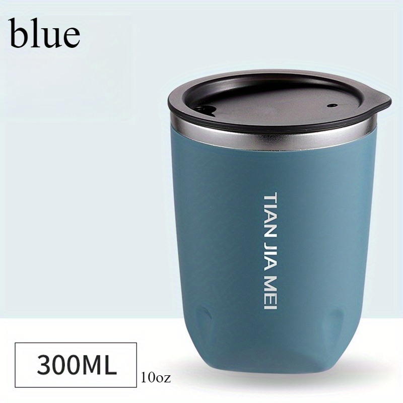 Image of Stainless Steel Coffee Cup – Sleek Portable Tumbler For Office & Car – Stylish Unisex Design – Drinks Hot/cold – Perfect Gift For Professionals & Travelers