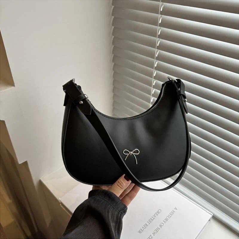 Image of Bowknot Armpit Bag Korean Underarm Bag Luxury Y2k Handbag Shoulder Bag Clutch Purse Bolsa Feminina 2026