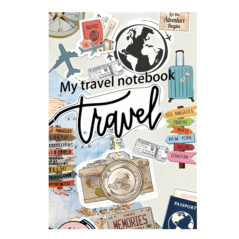 TEMU 1pc Exquisite Notebook, Size 5.5 X 8.3 Inches, Made Of Premium Inner Pages, For Recording Scenery, Moments, And . A Unique Gift For Girls Who