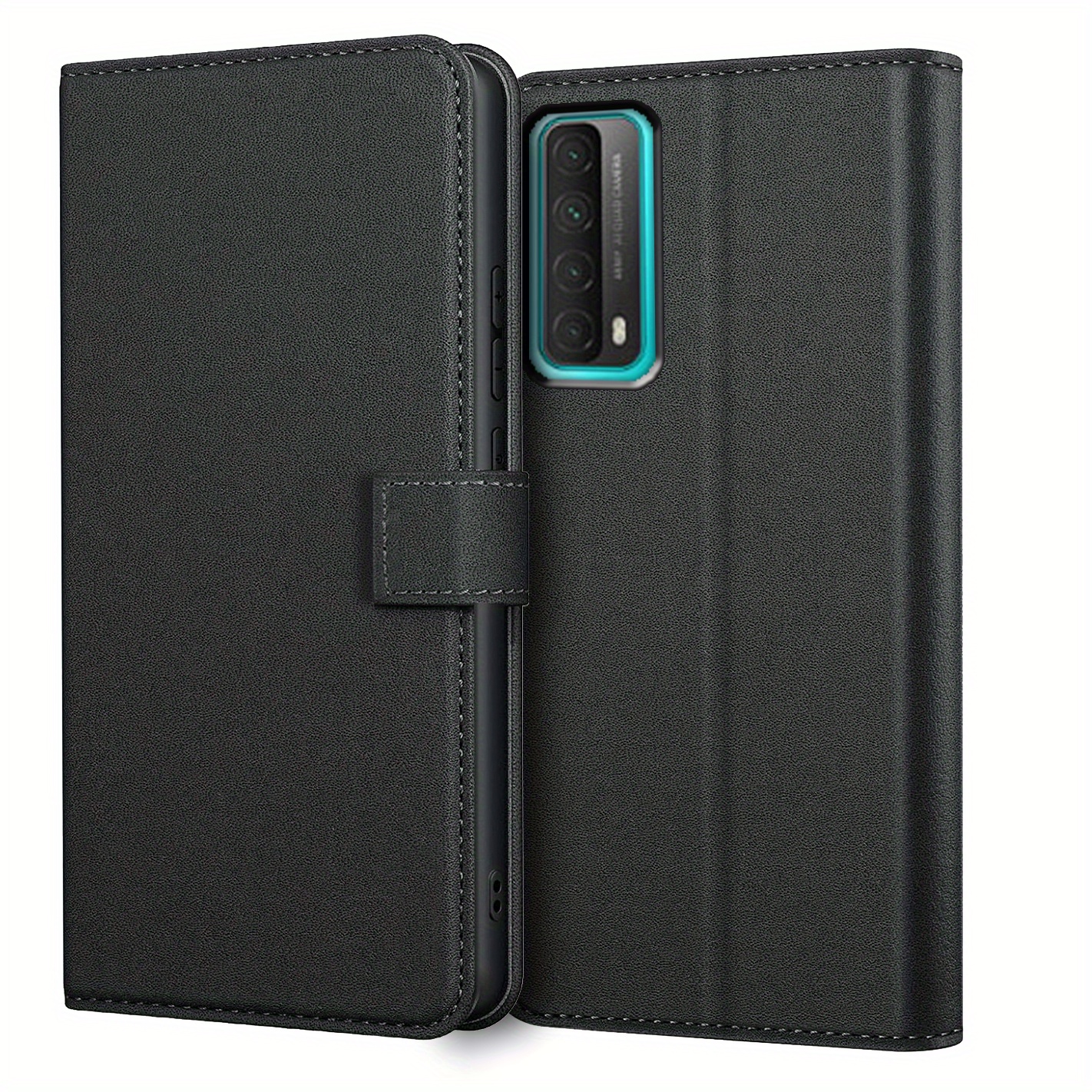 TEMU Phone Case - Protective Phone Case Cover For Huawei Z Pro / 2019 2021, Featuring A Kickstand, Card Slot, And Faux Leather In A Wallet