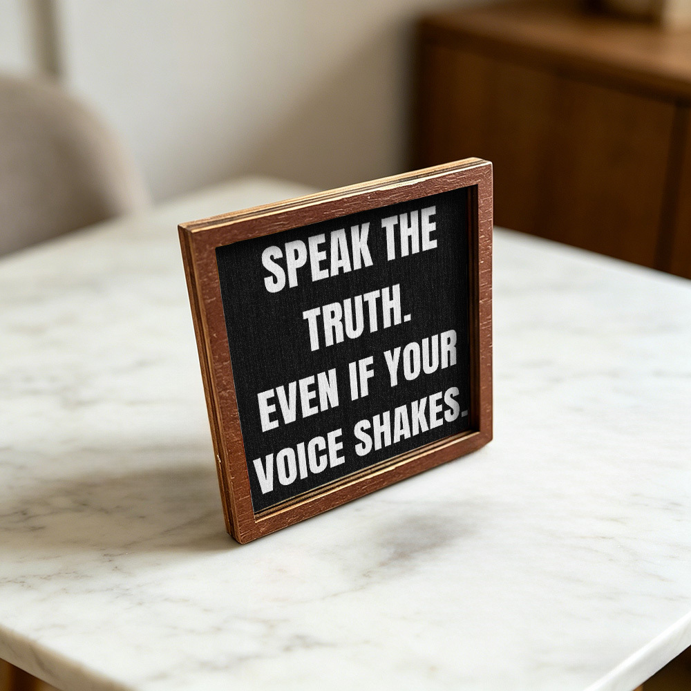 TEMU 1pc Duflinud Wood Fridge Magnet Suitable For Home Or Office Decoration, Minimalist Square Black & White Wooden Board Magnet With Back Base, Wood