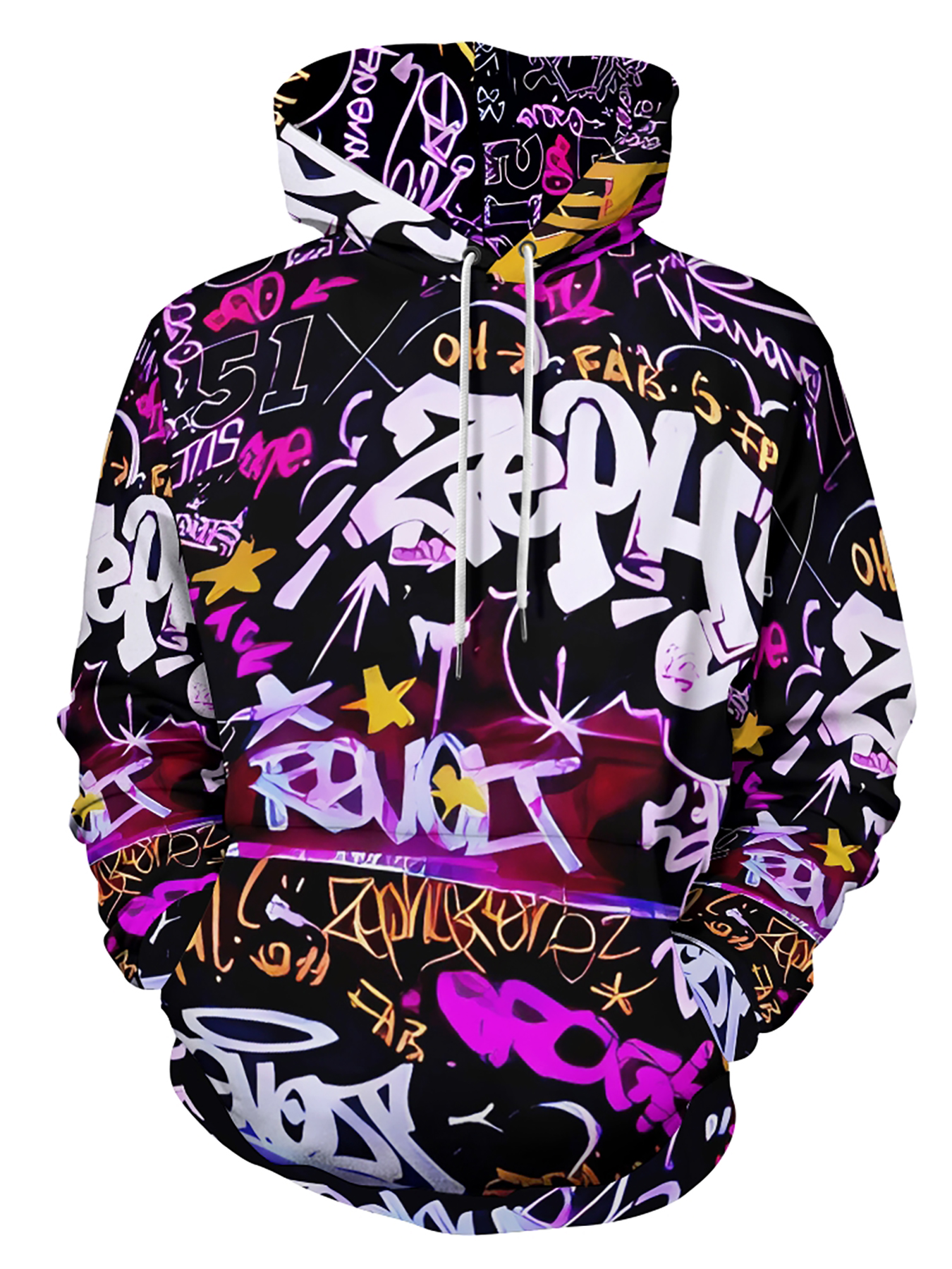 NEWERA【送料込】NEON GRAFFITI HOODIE Newera□NEON GRAFFITI hood □送料込 (New Era/パーカー
