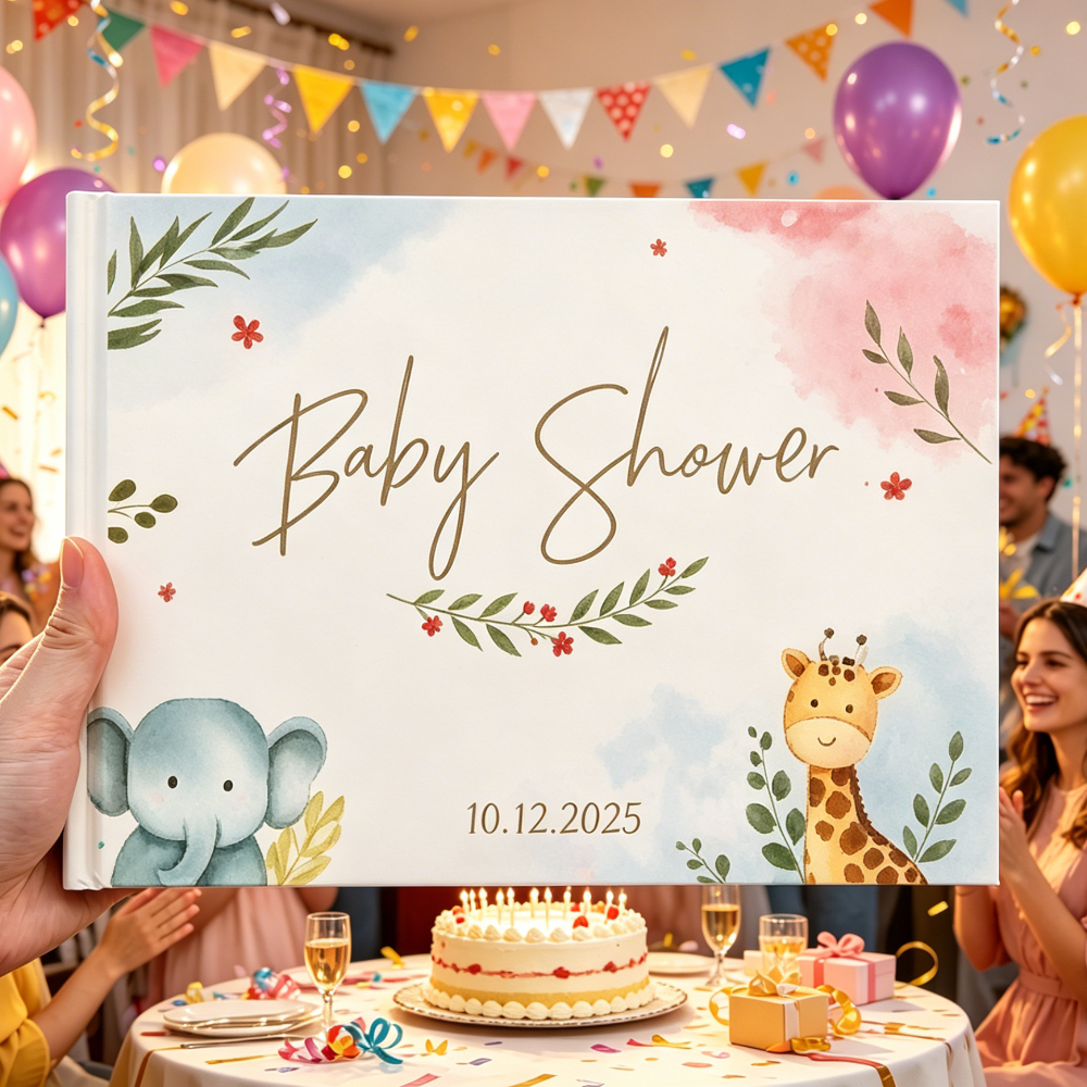 Customized Guestbook for Birthday Celebrations with Polaroid Memory Book