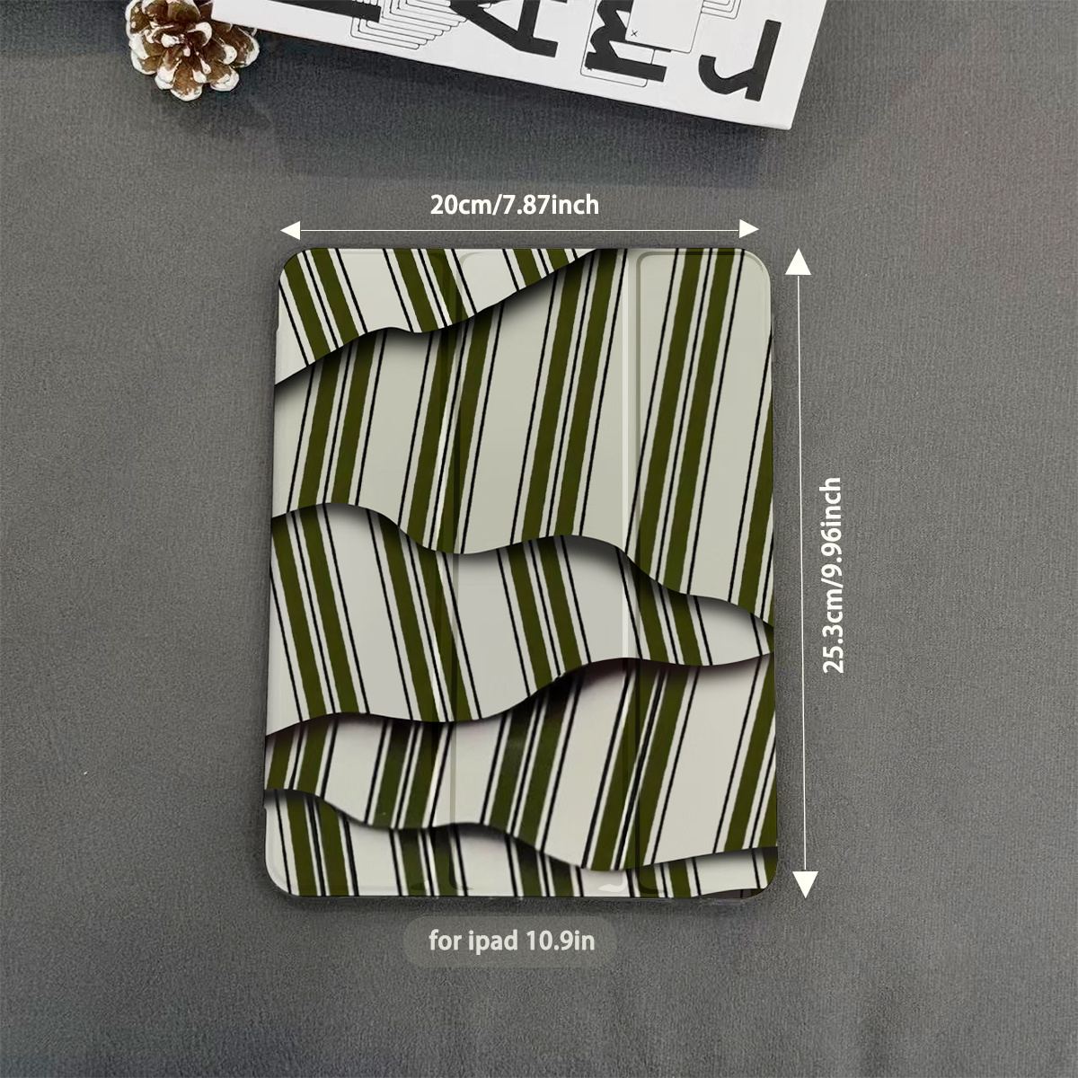 아이패드 9세대/10세대, 아이패드 a16, 아이패드 에어 11/13인치, 아이패드 프로 11/13인치, 아이패드 에어 4세대/5세대/6세대, 아이패드 프로 12.9인치 케이스. 투명 pc 후면, 충격 방지 삼단 스탠드 태블릿 커버