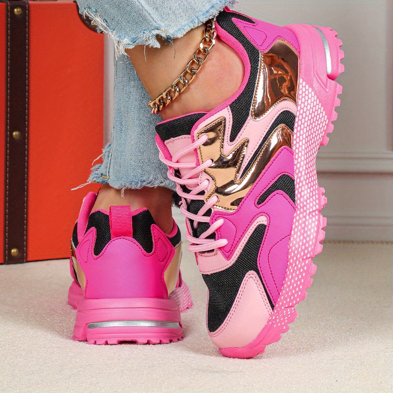 スニーカー [Bonus Insole] TENNIS WOMAN ELLY - PINK womens pink tennis shoes sold on Temu United States