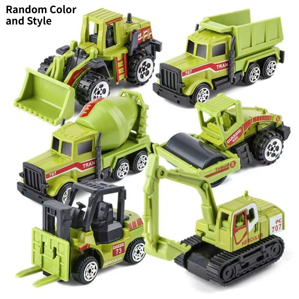 TEMU Véhicules de construction jouets verts, couleur et style aléatoires, packs de de fête multi-articles, rentrée scolaire, cadeaux d'anniversaire,