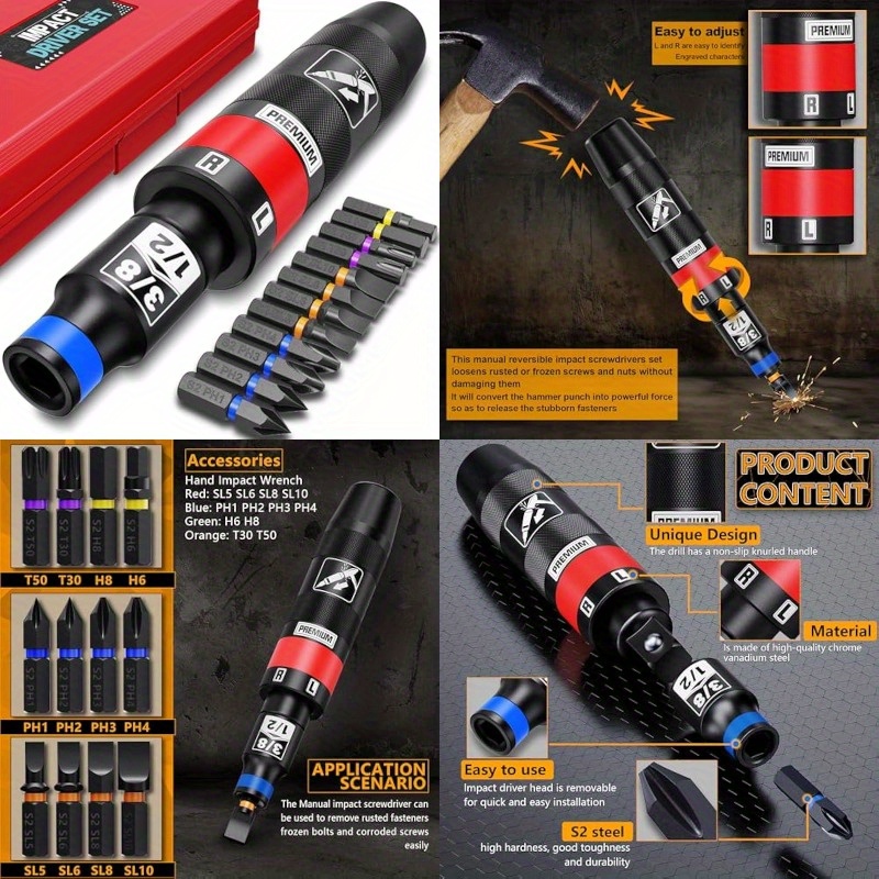 Impact Screwdriver Impact Driver To Remove Bolts Impact Screw