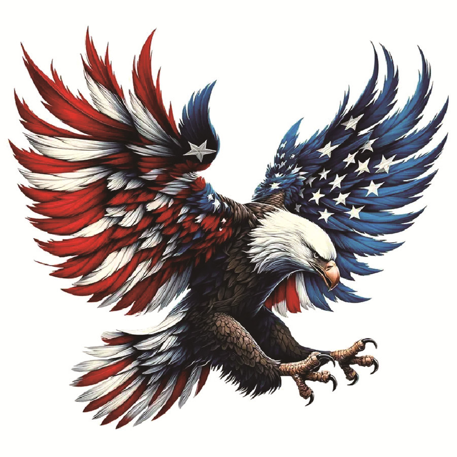 1pc Eagle Temporary Tattoo, Arm Shoulder Leg Tattoo Sticker, Waterproof And Long-lasting Eagle Tattoo Sticker