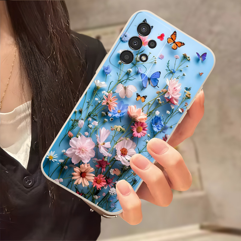TEMU Phone Case - 2d Flat Minimalist Print Phone Case For Galaxy A04 A04s A05 A05s A06 A13 A14 A15 A16 A22 A23 A24 A25 A32 A33 A34 A35 A52 A52s A53