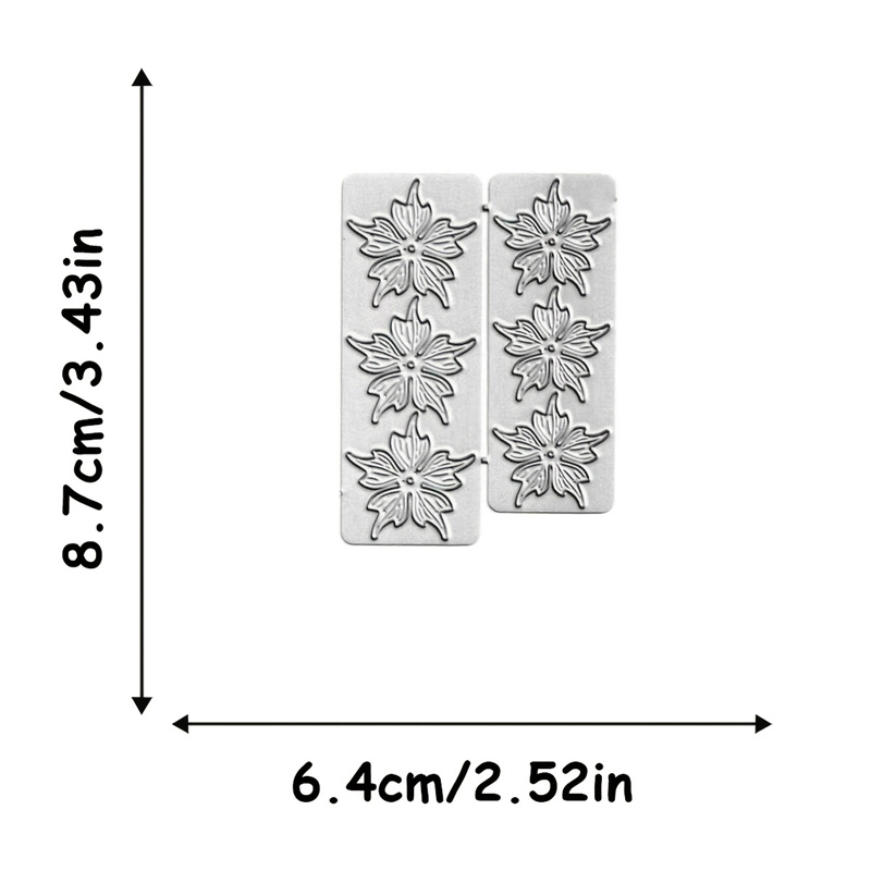 TEMU Spring/summer 1pc Flower Cutting Mold, Creative Flower Embossing Mold Cutting, Suitable For Holiday Decoration Paper Art Knife Mold, Handmade